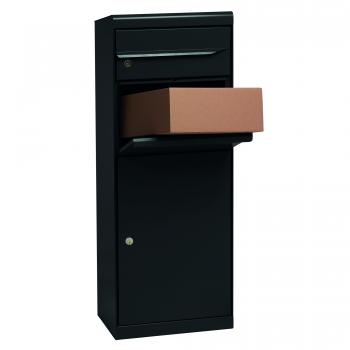 Preview: Paketbriefkasten MEFA Maple (661) Schwarz Grau Semi Matt RAL7021M ohne Namensschild